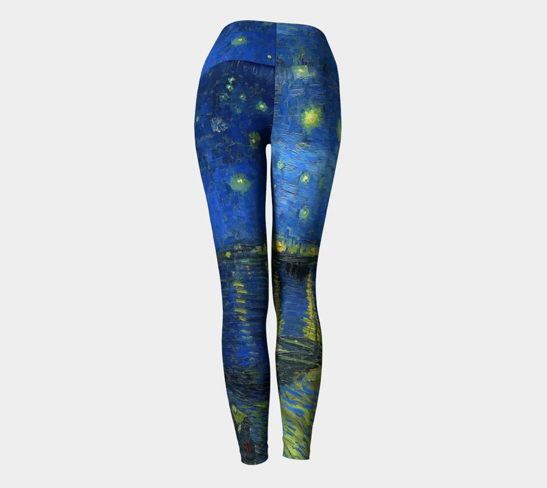 Starry Nights Over The Rhone Yoga Leggings