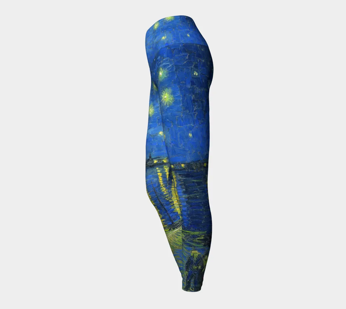 Starry Nights Over The Rhone Yoga Leggings