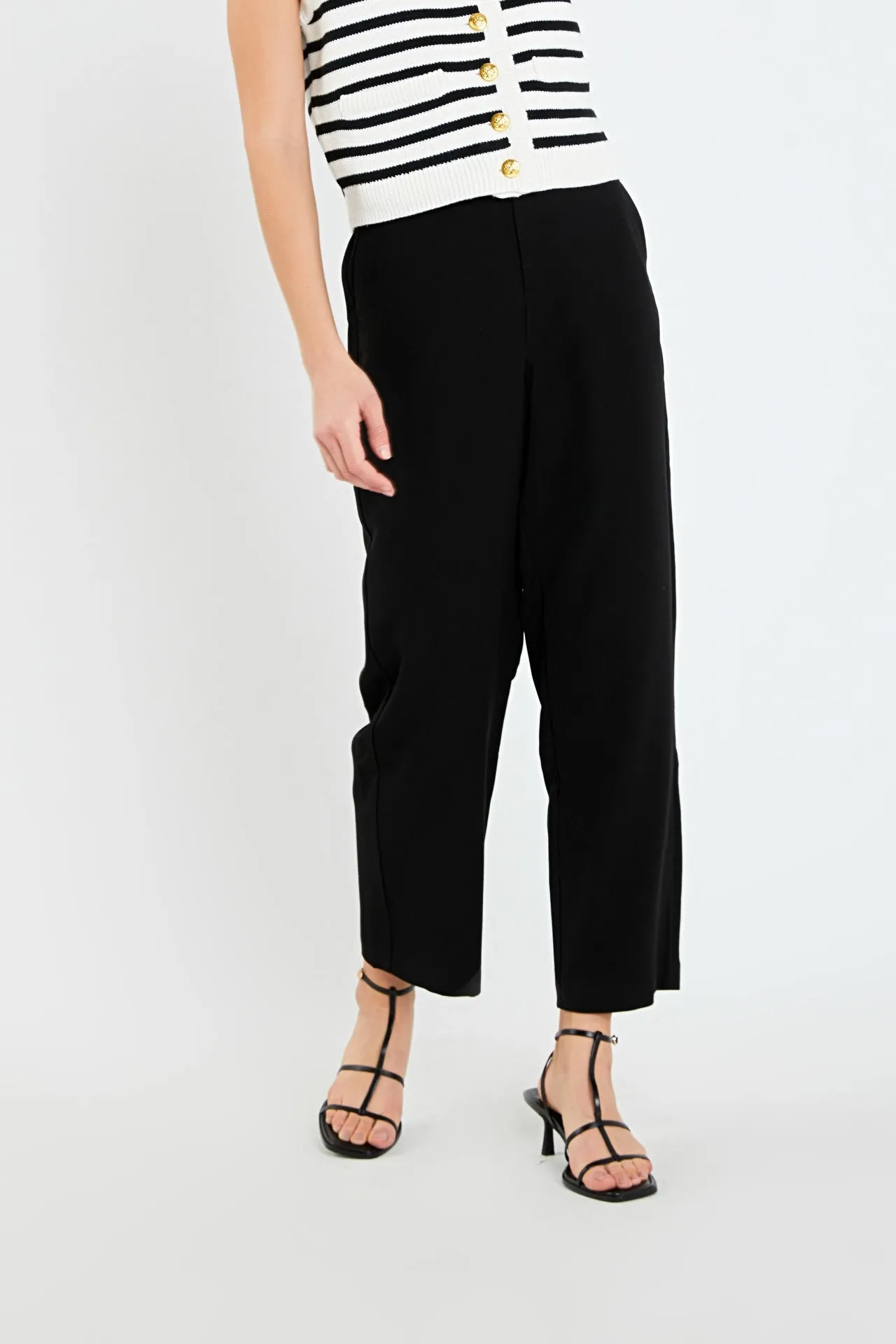 Stretched Ankle Pants