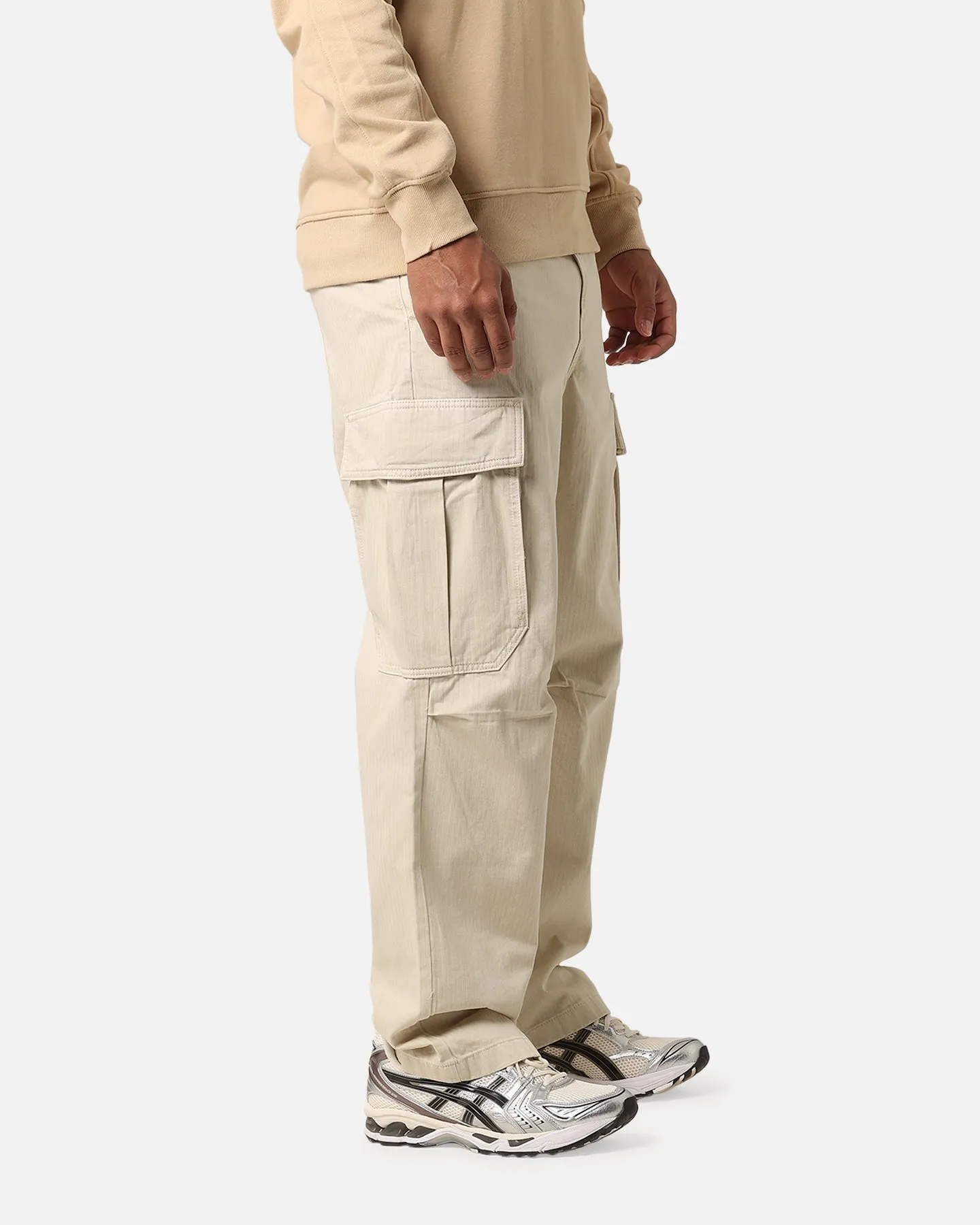 Tommy Jeans TJM Aiden Baggy Cargo Pants Newsprint