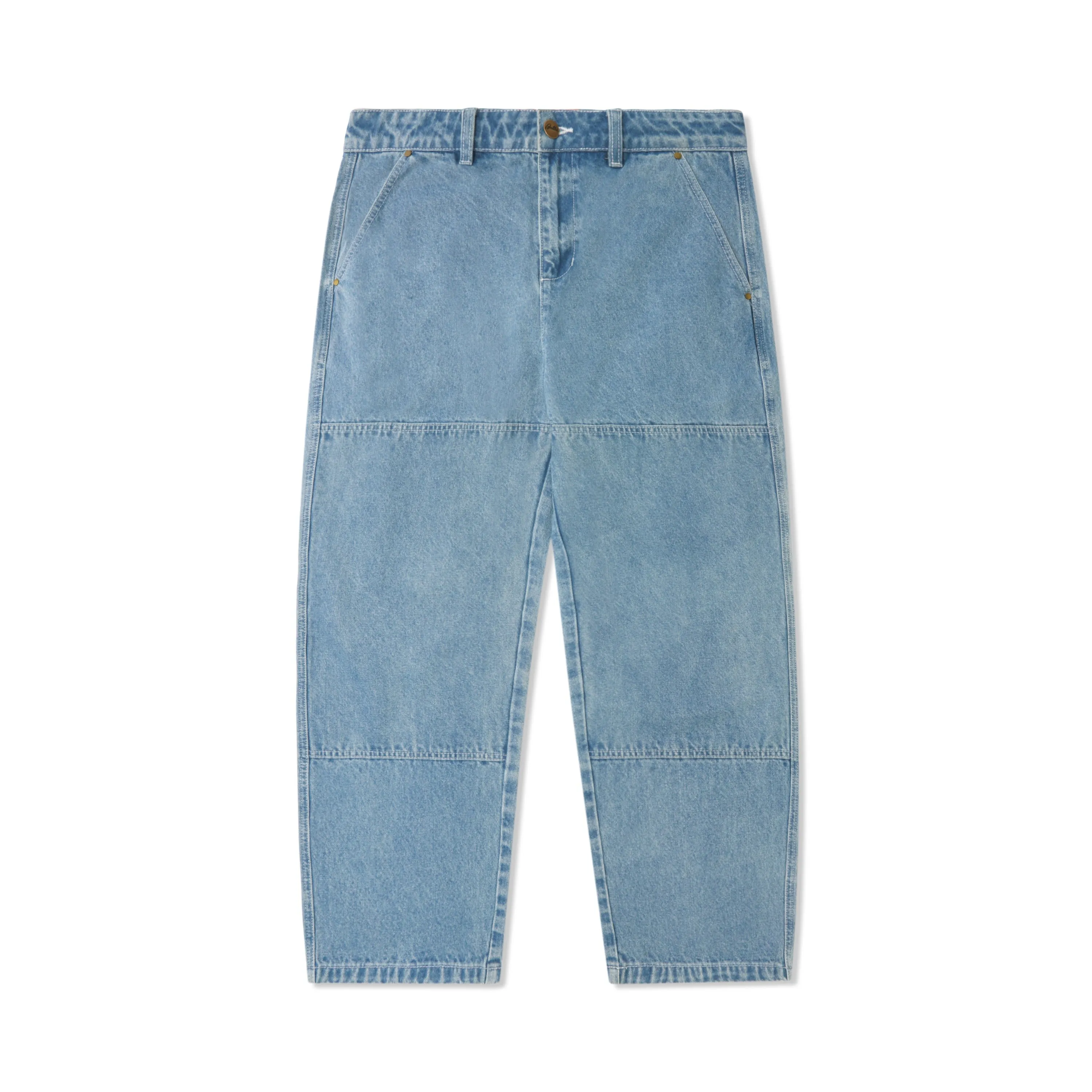 Work Double Knee Pants, Washed Indigo