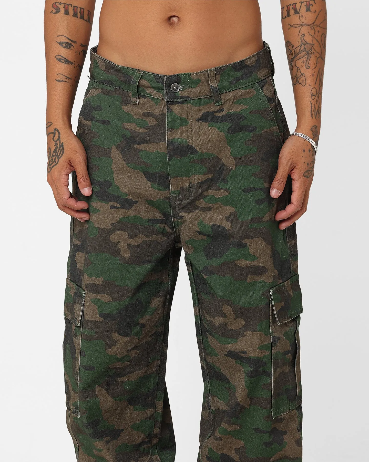 X-Large Camo 91 Cargo Pants Woodland Camo