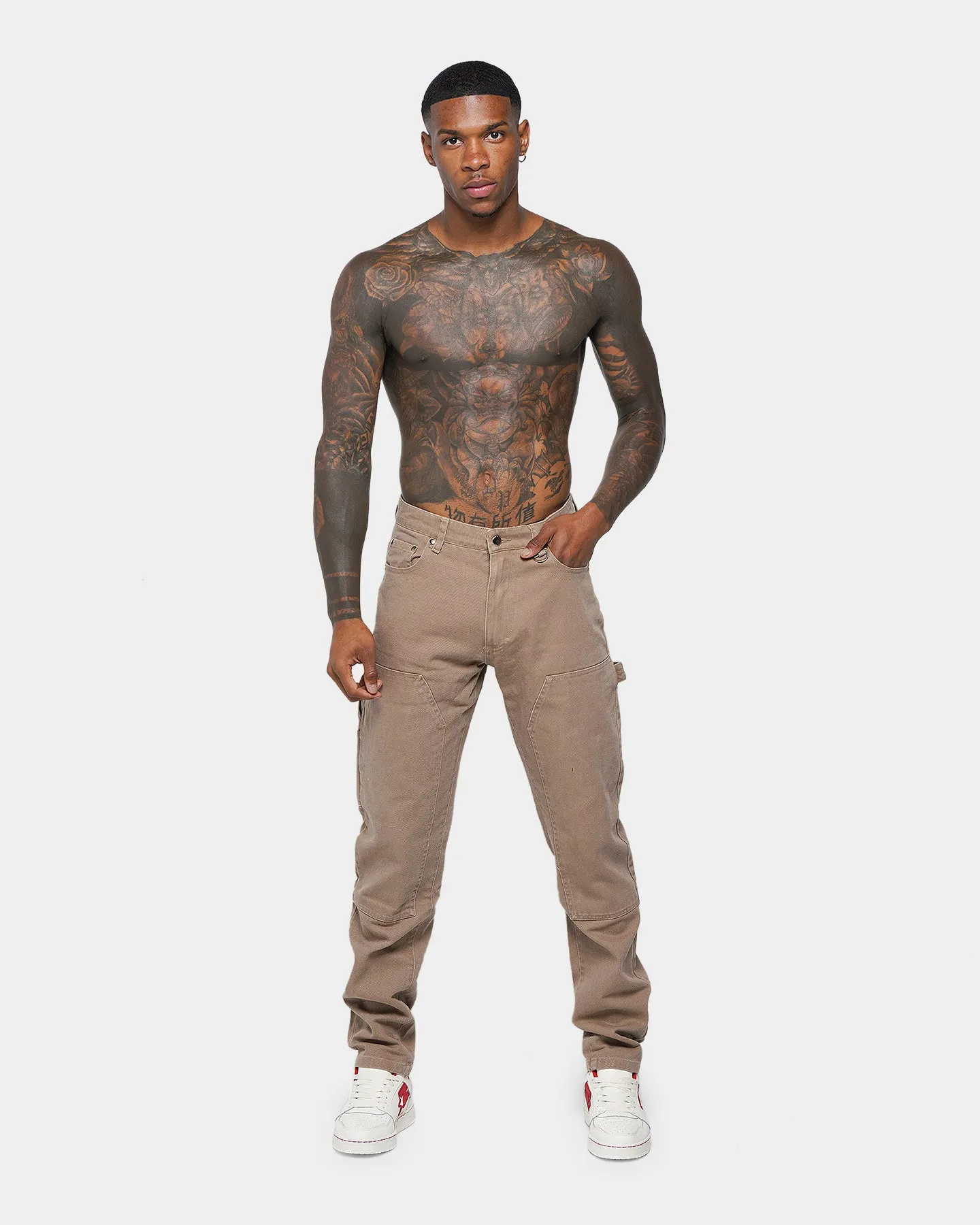 XXIII Mateo Panel Pants Brown